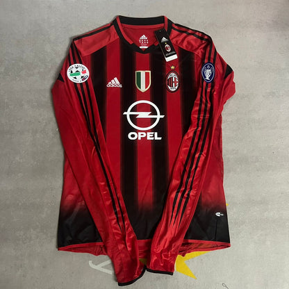 Kaká 22 – Milan 2003/2004 Rot & Schwarz Heim Retro Trikot