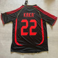 Kaká Leite AC Milan 2006-2007 Black Retro Soccer Kit Jersey