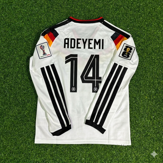 Karim Adeyemi #14 Deutschland WM 2026 Langarm Heimtrikot