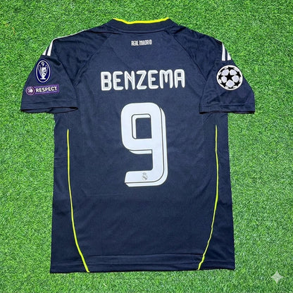 Karim Benzema 9- Real Madrid 2010 2011 Retro Jersey Trikot