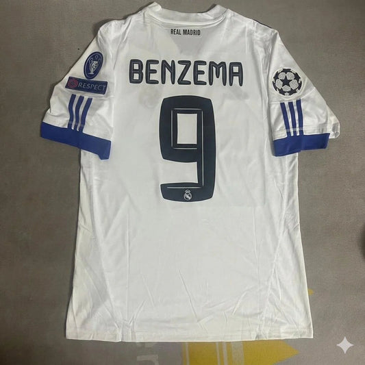 Karim Benzema 9- Real Madrid 2010 2011 Retro Trikot