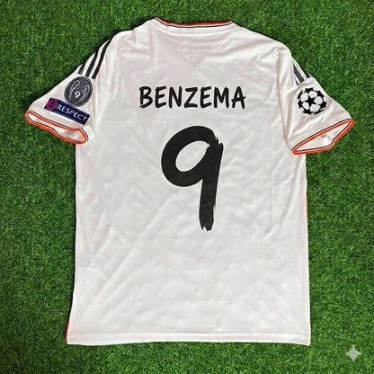 Karim Benzema 9- Real  Madrid Lisbon Short Sleeve Jersey Soccer Shirt