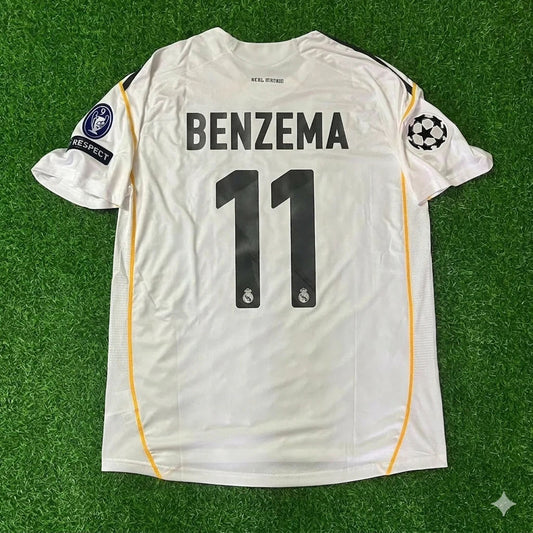Karim Benzema Real Madrid 2009 2010 Retro Trikot Fußballtrikot