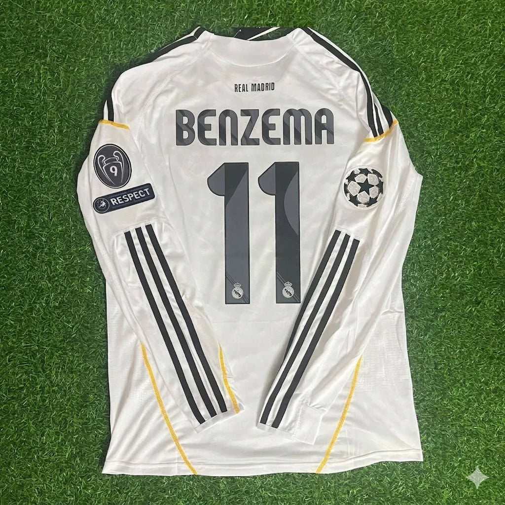 Karim Benzema Real Madrid 2009-2010 Jersey Soccer Shirt