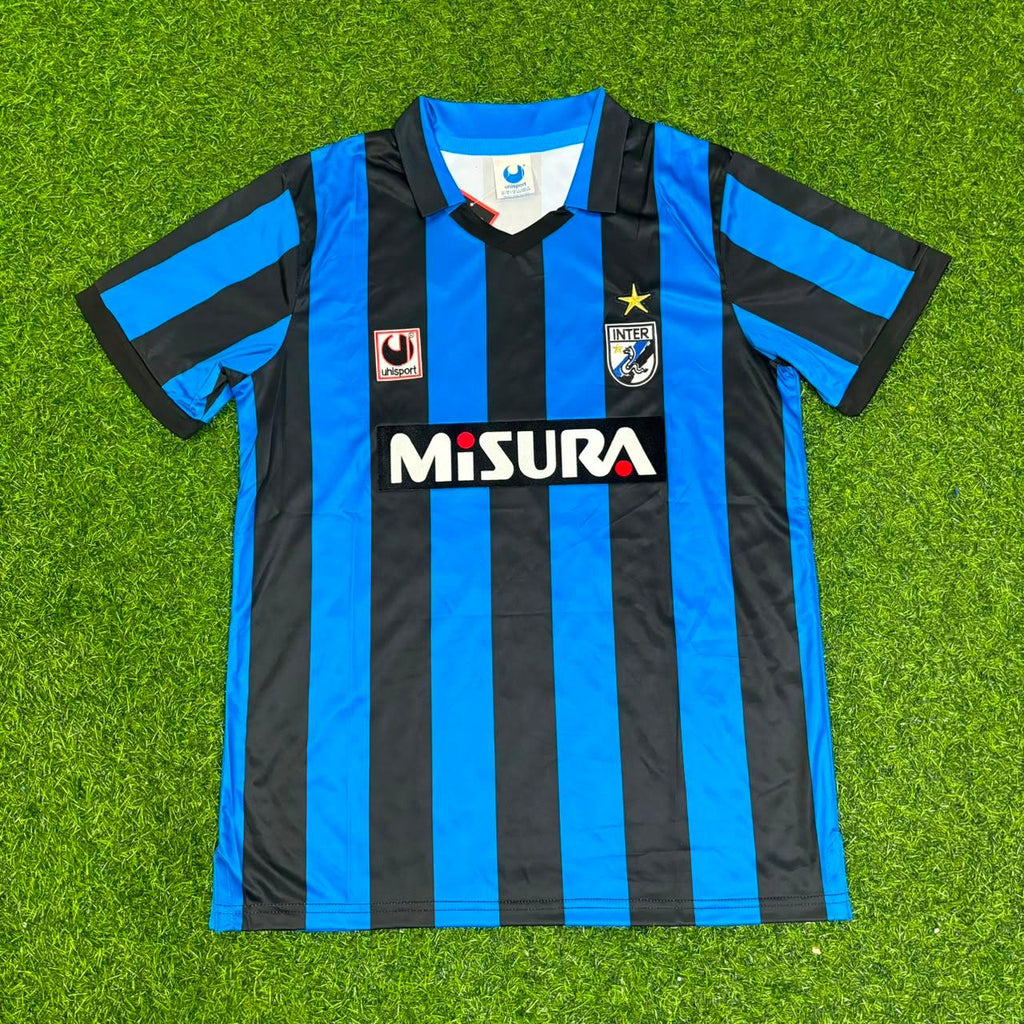 Karl-Heinz Rummenigge Inter Gedenk-Retro-Heimfußballtrikot