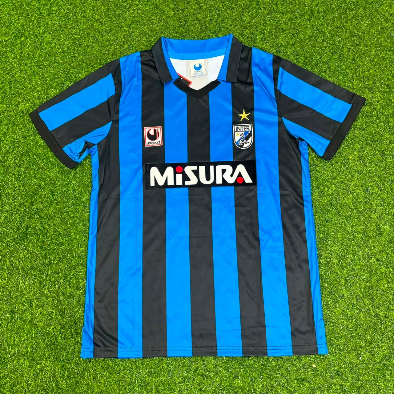 Karl-Heinz Rummenigge Inter Gedenk-Retro-Heimfußballtrikot
