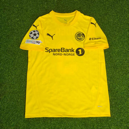 Fredrik Sjovold n° 20 Bodø/Glimt 2026 Nouvelle saison Maillot jaune de la Ligue des champions