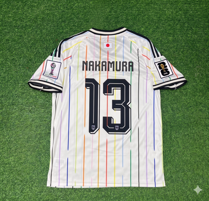 Keito Nakamura Japan World Cup 2026 Away White Football Jersey Trikot Maillot