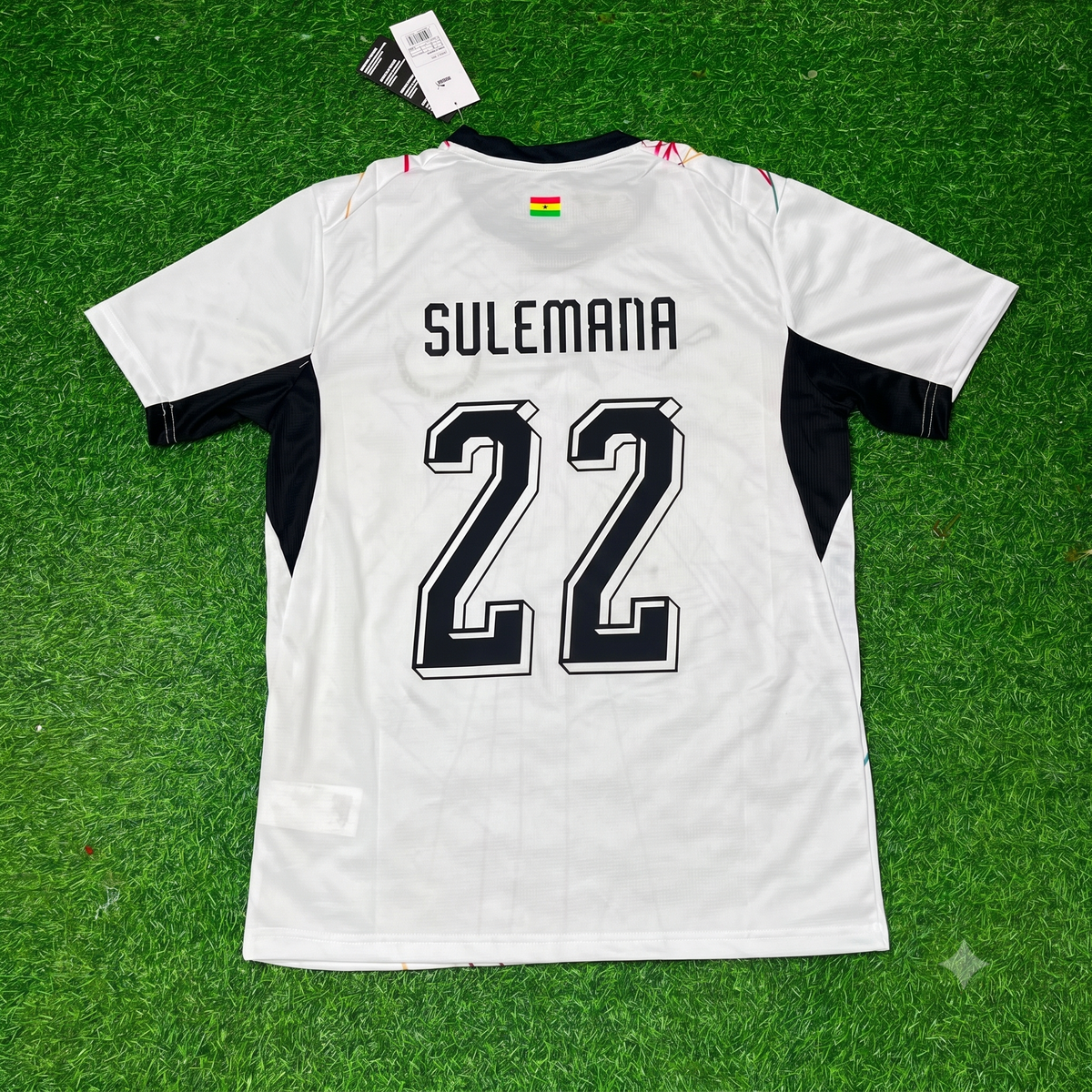 Maillot de football de l'équipe nationale du Ghana Coupe du Monde 2026 Kamaldeen Sulemana