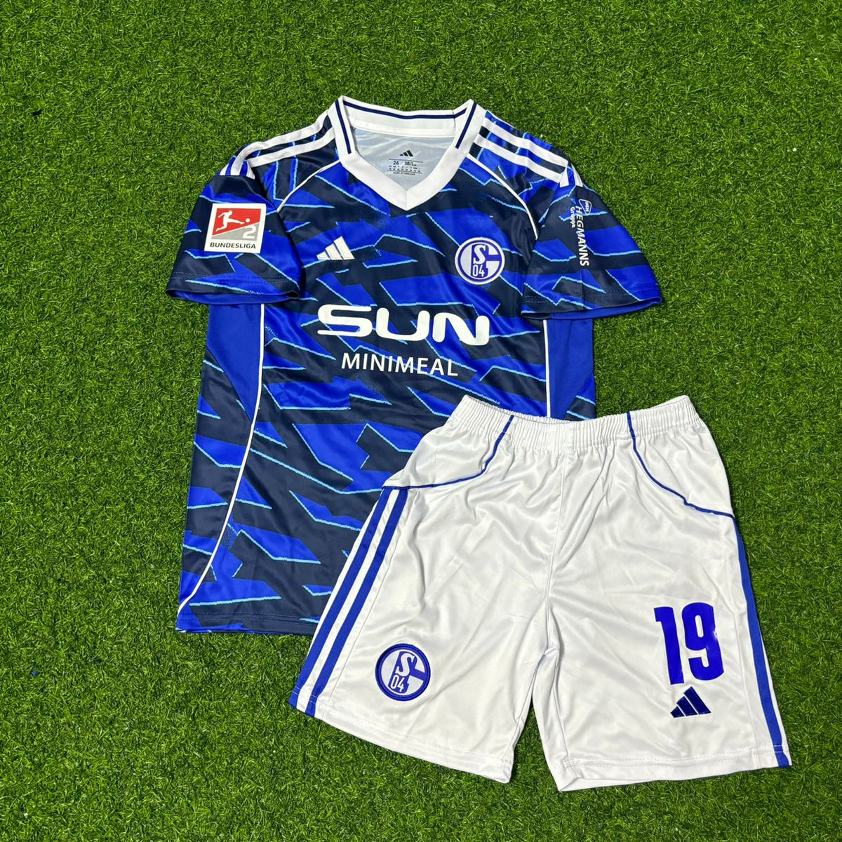 Kenan Karaman #19 Schalke 04 Kinder 2026 Neue Saison Fußballtrikot