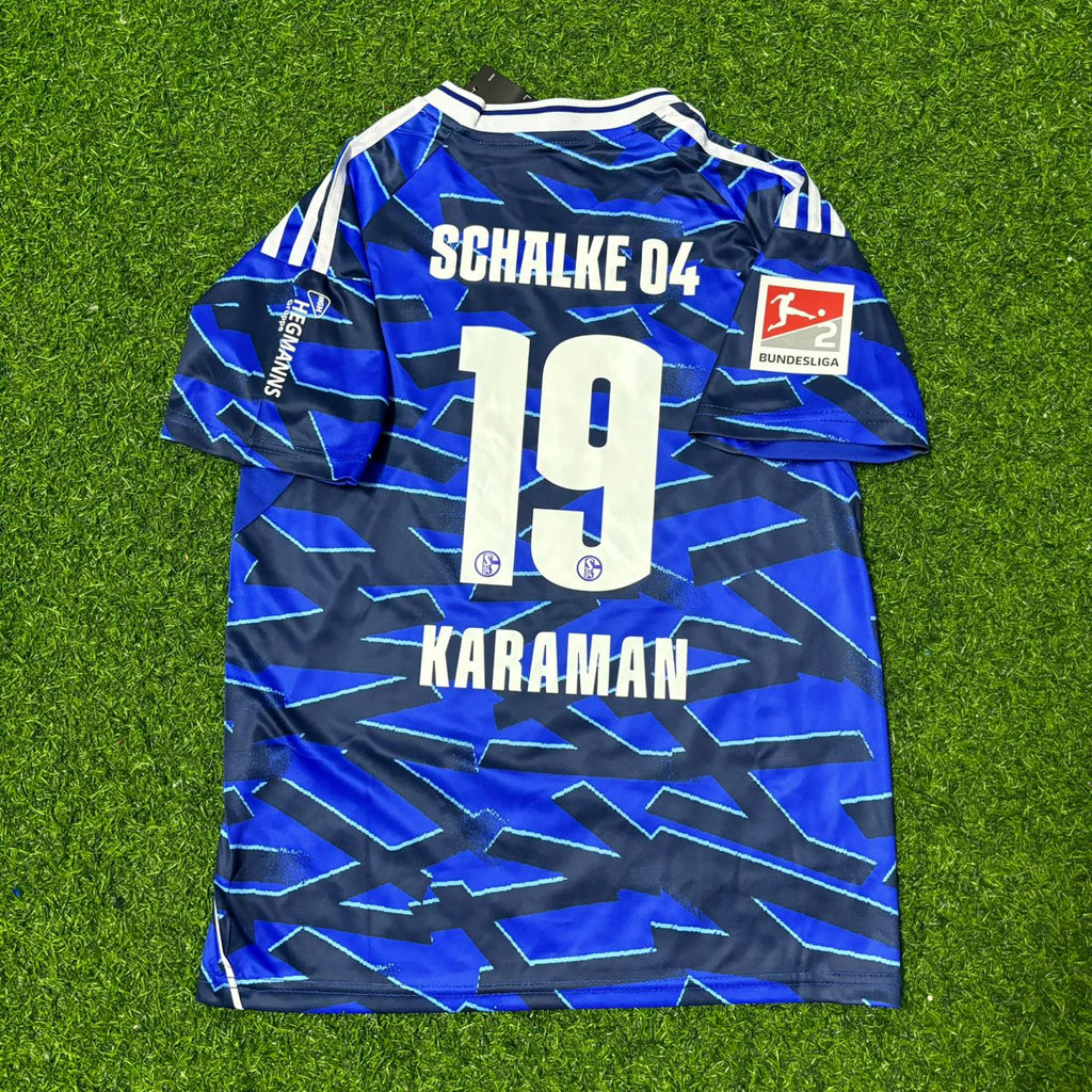 Kenan Karaman #19 Schalke 04 Kinder 2026 Neue Saison Fußballtrikot