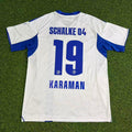 Kenan Karaman 19 Schalke 04 Weißes neues Saison-Fußballtrikot