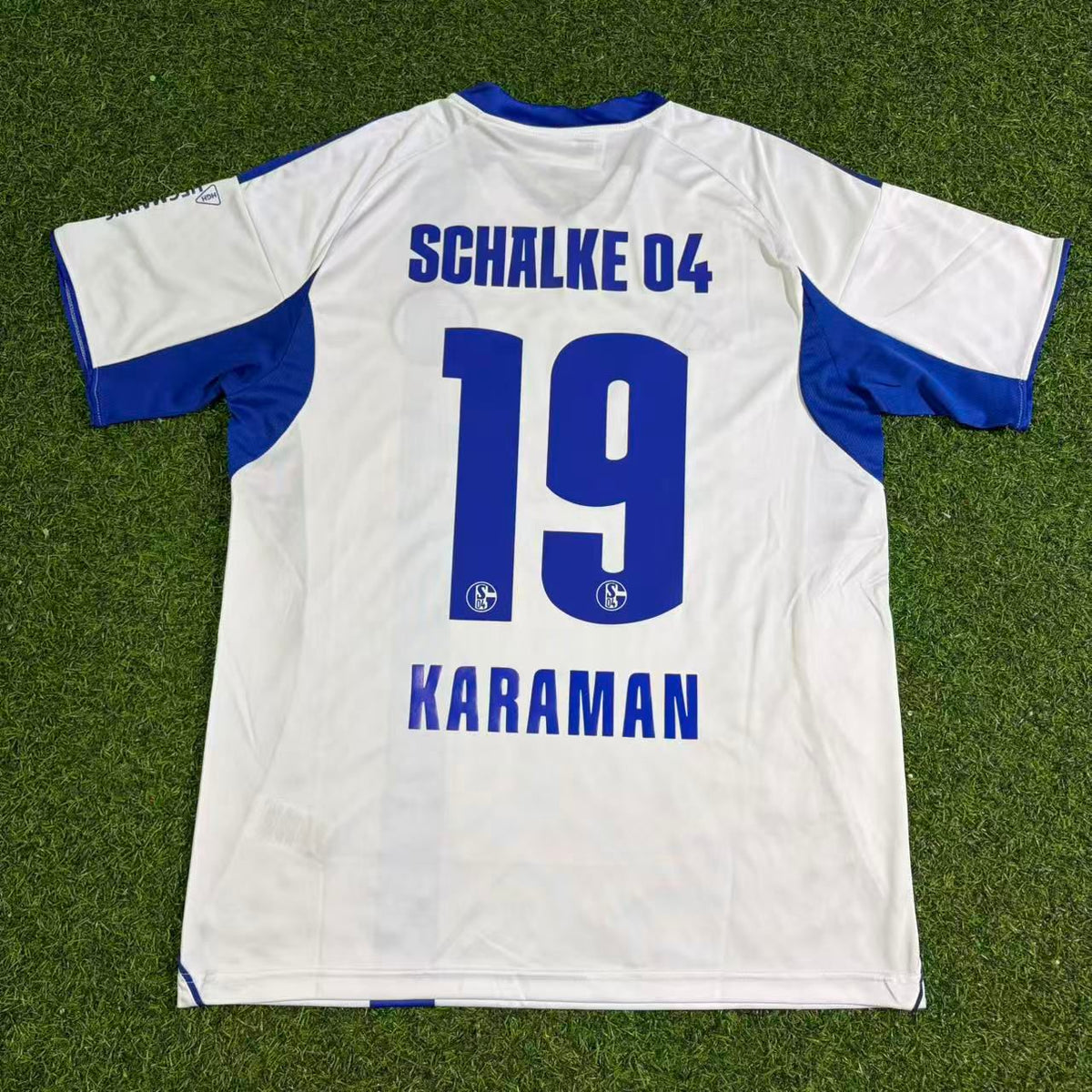 Kenan Karaman 19 Schalke 04 Weißes neues Saison-Fußballtrikot