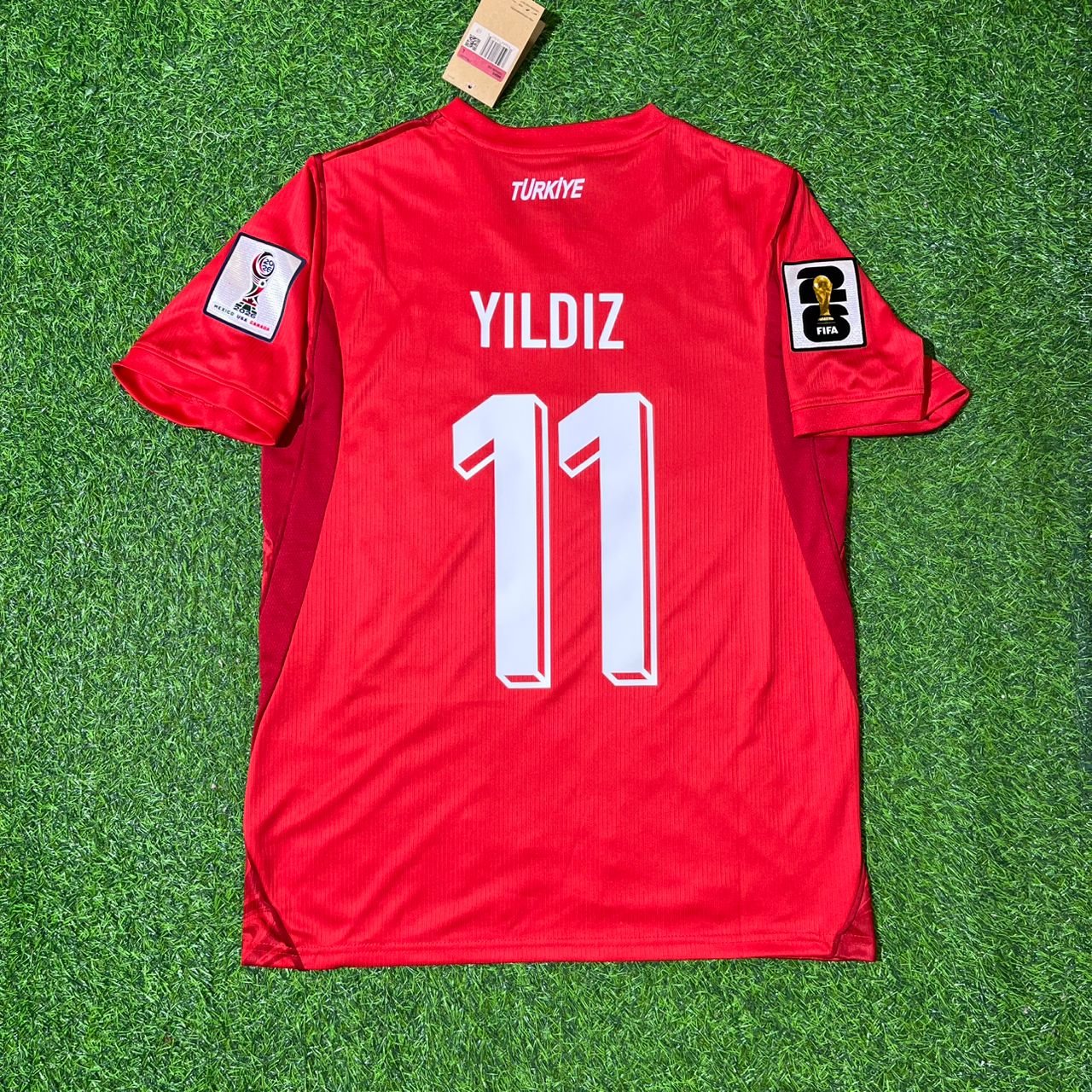 Kenan Yıldız #11 Turkey Türkiye - World Cup 2026 - Home Red - Jersey Trikot - Milli Forma