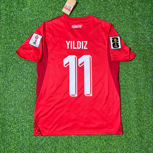 Kenan Yıldız #11 Turkey Türkiye - World Cup 2026 - Home Red - Jersey Trikot - Milli Forma