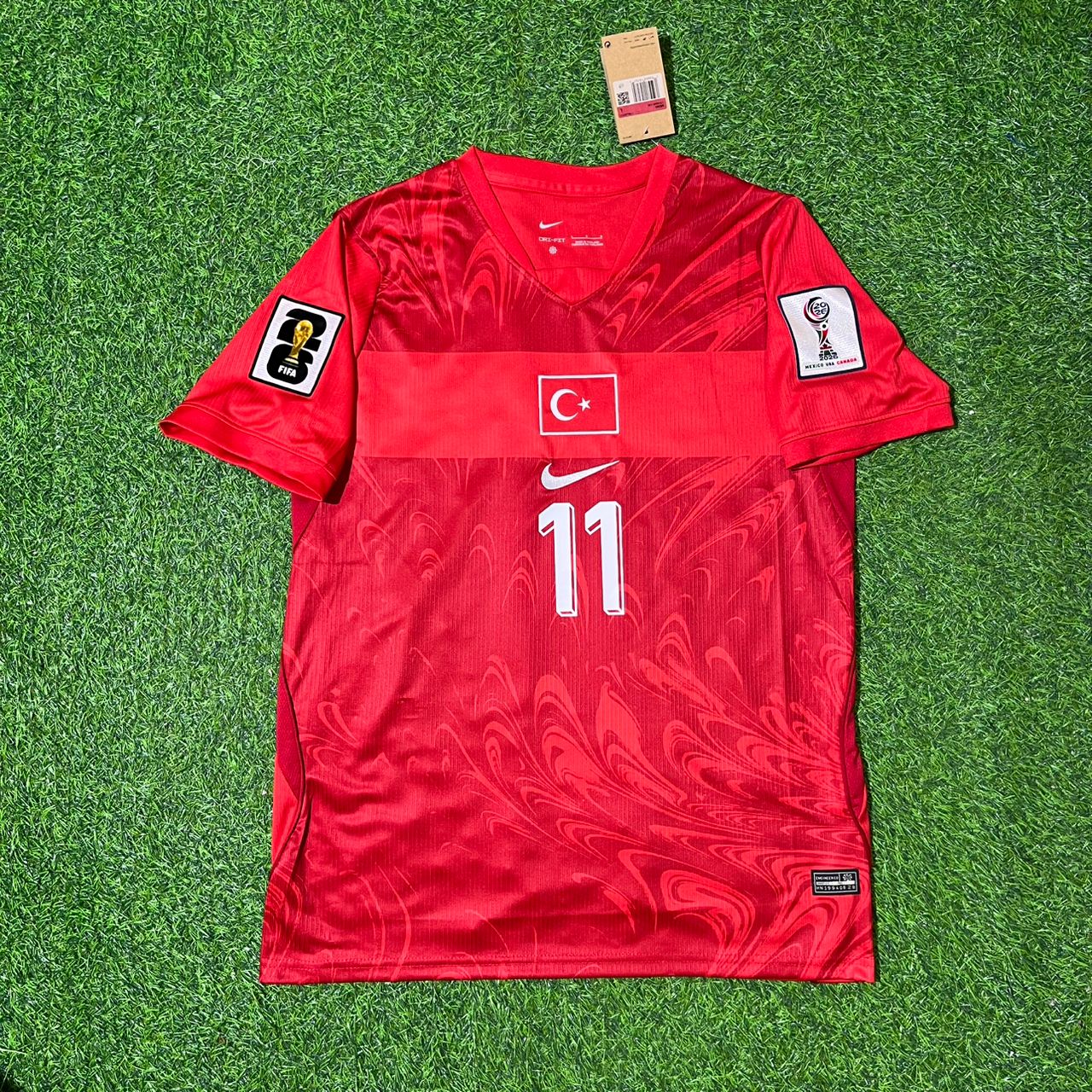 Kenan Yıldız #11 Turkey Türkiye - World Cup 2026 - Home Red - Jersey Trikot - Milli Forma