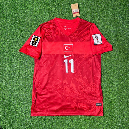 Kenan Yıldız #11 Turkey Türkiye - World Cup 2026 - Home Red - Jersey Trikot - Milli Forma