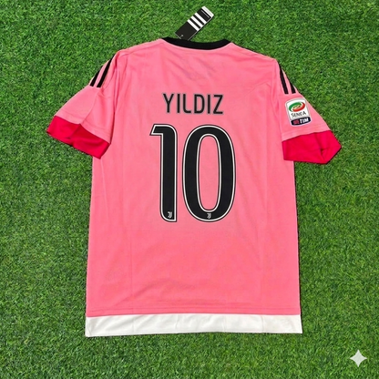 Juventus Pink Retro Jersey – Kenan Yildiz