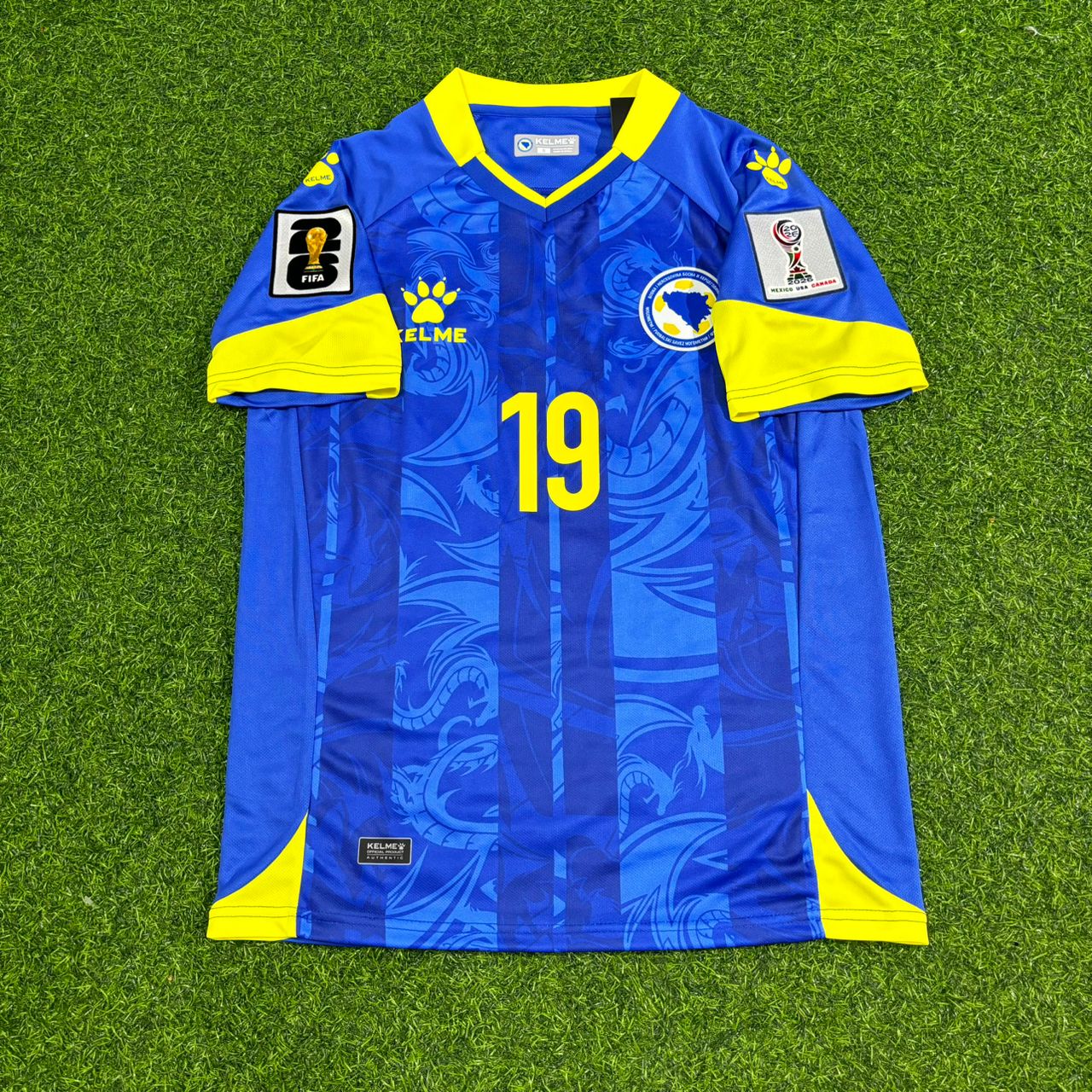 Kerim Alajbegović Bosnia and Herzegovina 2026 World Cup Home Football Jersey