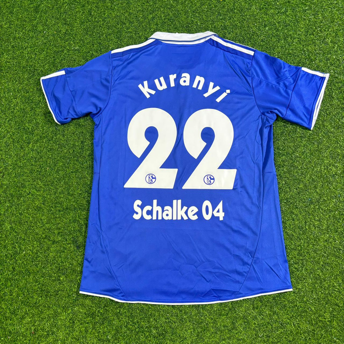 Kevin Kuranyi Schalke 04 Retro Trikot Jersey Kit Maillot Soccer Shirt