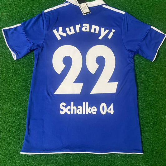 Kevin Kuranyi Schalke 04 Retro Trikot Jersey Kit Maillot Soccer Shirt