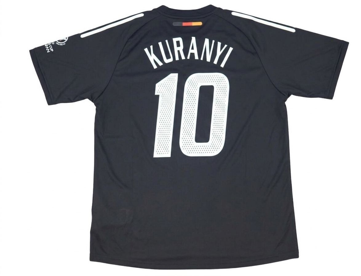 Kevin Kuranyi Germany Deutschland 2002 World Cup Japan Korea Black Retro Jersey Trikot