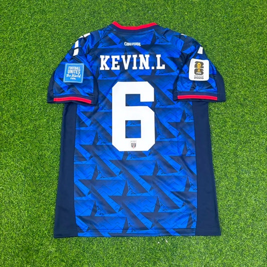 Kevin Pina Cape Verde World Cup 2026 Home Football Jersey Shirt Trikot Maillot
