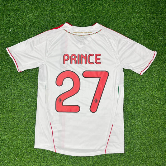 Kevin-Prince #70 Boateng Milan 2011-2012 weißes Auswärts-Retro-Fußballtrikot