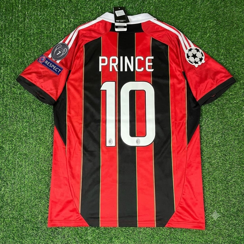 Kevin-Prince Boateng – AC Milan 2012/13 Home Retro Kit Jersey – | Trikot | Maillot Soccer Shirt