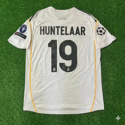 Klaas Jan Huntelaar Real Madrid 2009 2010 Retro Jersey Soccer Shirt Trikot