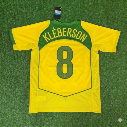 José Kléberson 8– Brazil 2004–2006 Retro Kit Jersey – | Trikot | Maillot Soccer Shirt