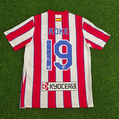 Maillot de football rétro Koke Atlético Madrid 2011-12