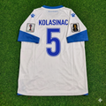 Sead Kolasinac Maillot de football extérieur blanc Coupe du Monde 2026 Bosnie-Herzégovine