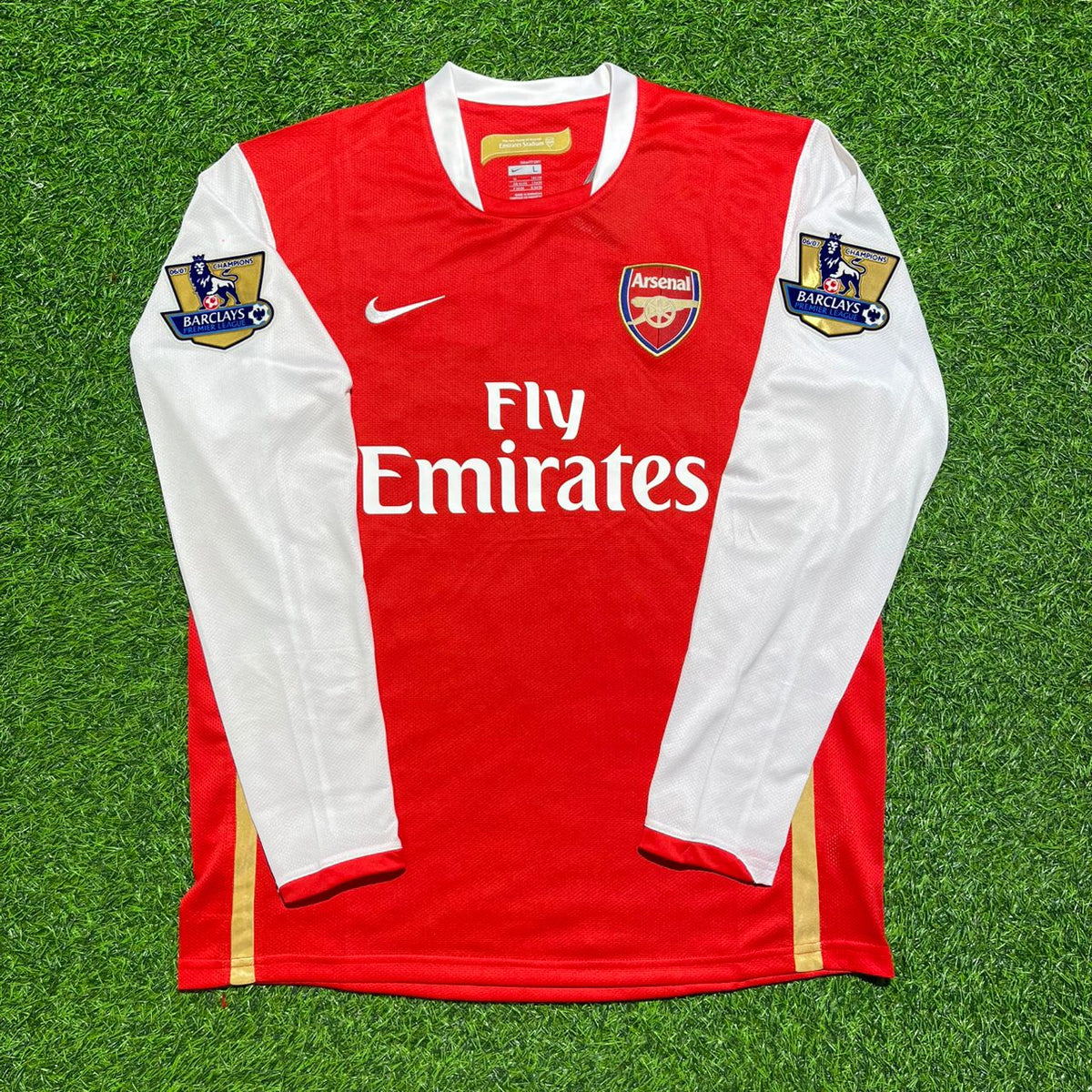 William Gallas #10 Arsenal 2006 2007 Home Long Sleeve Retro Jersey