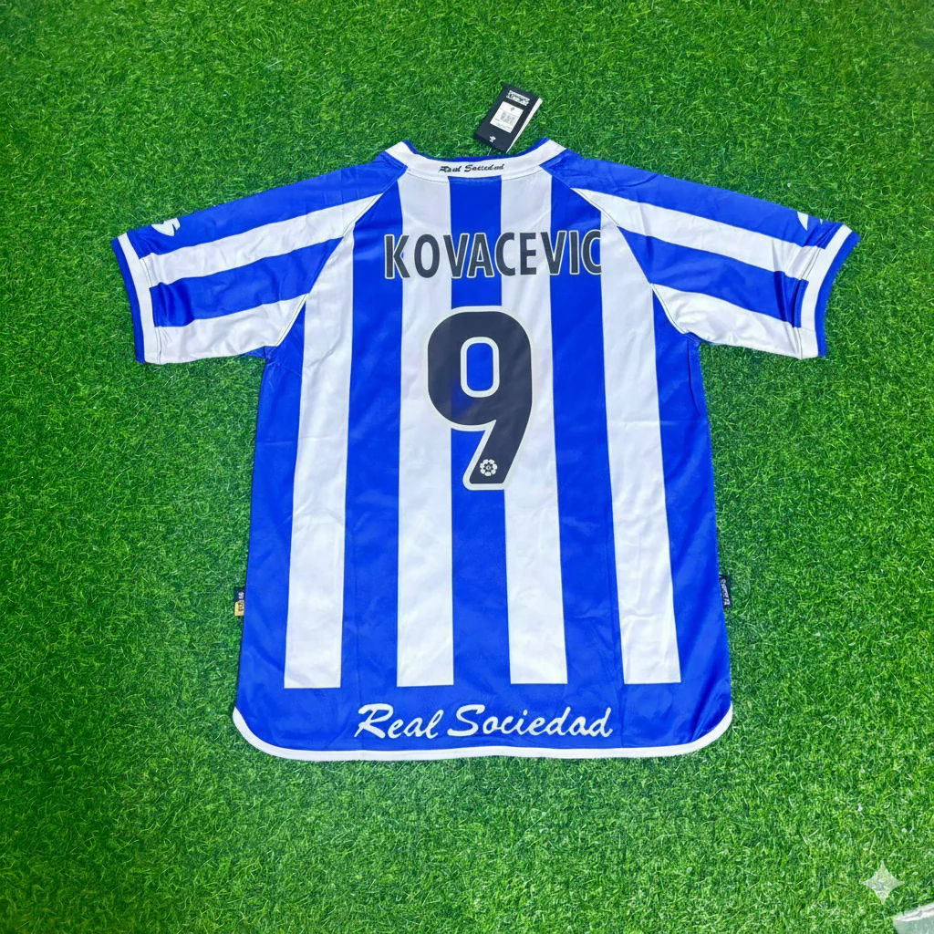 Darko Kovacevic Real Sociedad 2002/2003 Retro Fußballtrikot