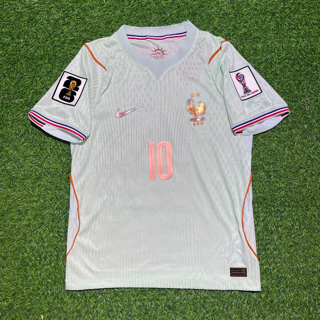 Kylian Mbappé #10 France 2026 World Cup Away Jersey