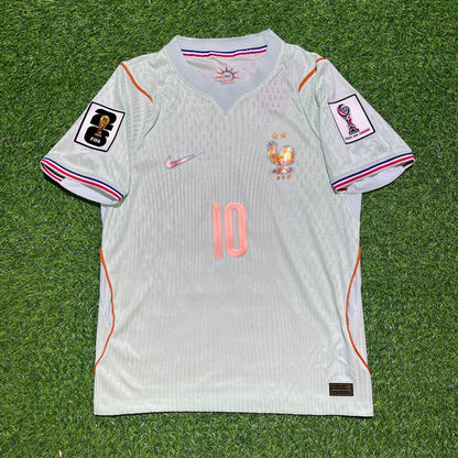 Kylian Mbappé #10 France 2026 World Cup Away Jersey