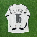 Philipp Lahm Germany 2006 World Cup Long Sleeve White Football Jersey