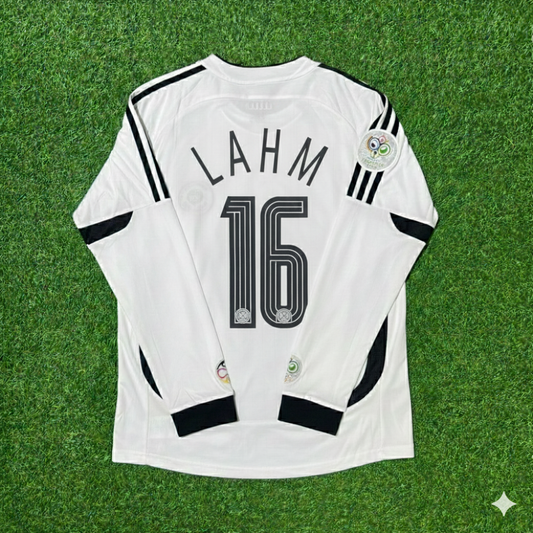 Philipp Lahm Deutschland 2006 WM Langarm Weißes Fußballtrikot