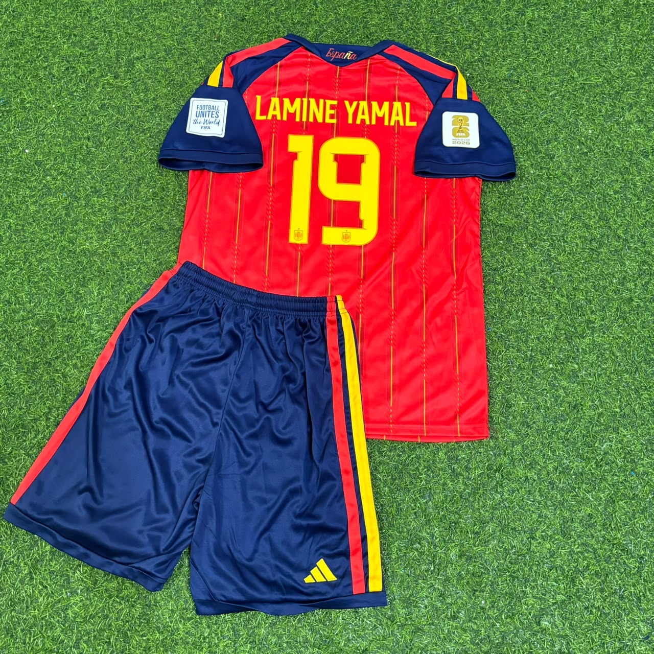 Lamine Yamal Spain 2026 World Cup Kids Football Jersey