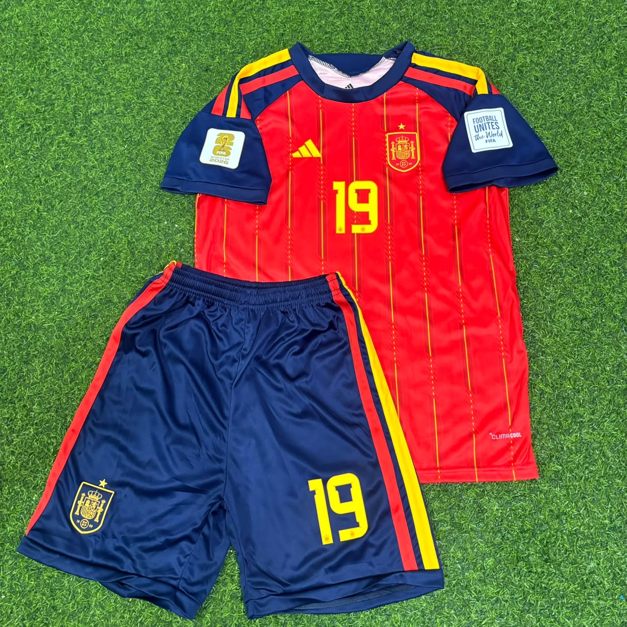 Lamine Yamal Spain 2026 World Cup Kids Football Jersey
