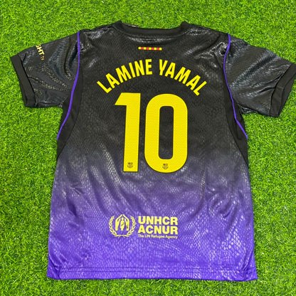 Lamine Yamal #10 Barcelone Maillot Extérieur Nouvelle Saison Football