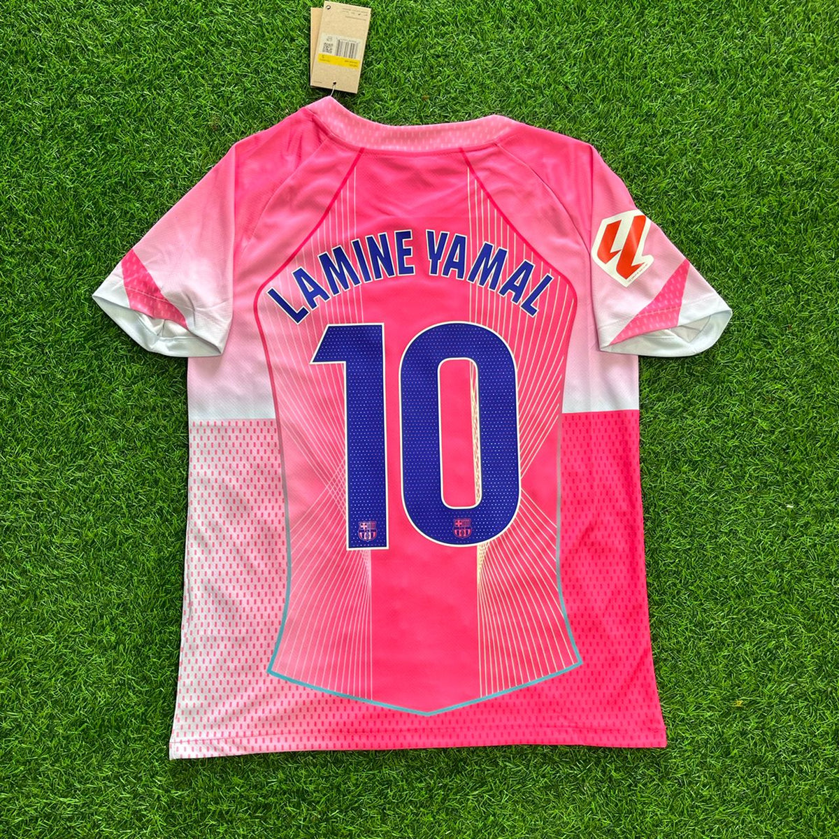 Lamine Yamal Barcelone Domicile Numéro 10 Rose Nouvelle Saison 2026 Maillot de Football