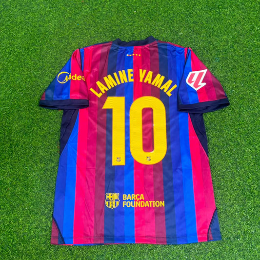 Lamine Yamal #10 Barcelona New Season Jersey Trikot Maillot Soccer Shirt