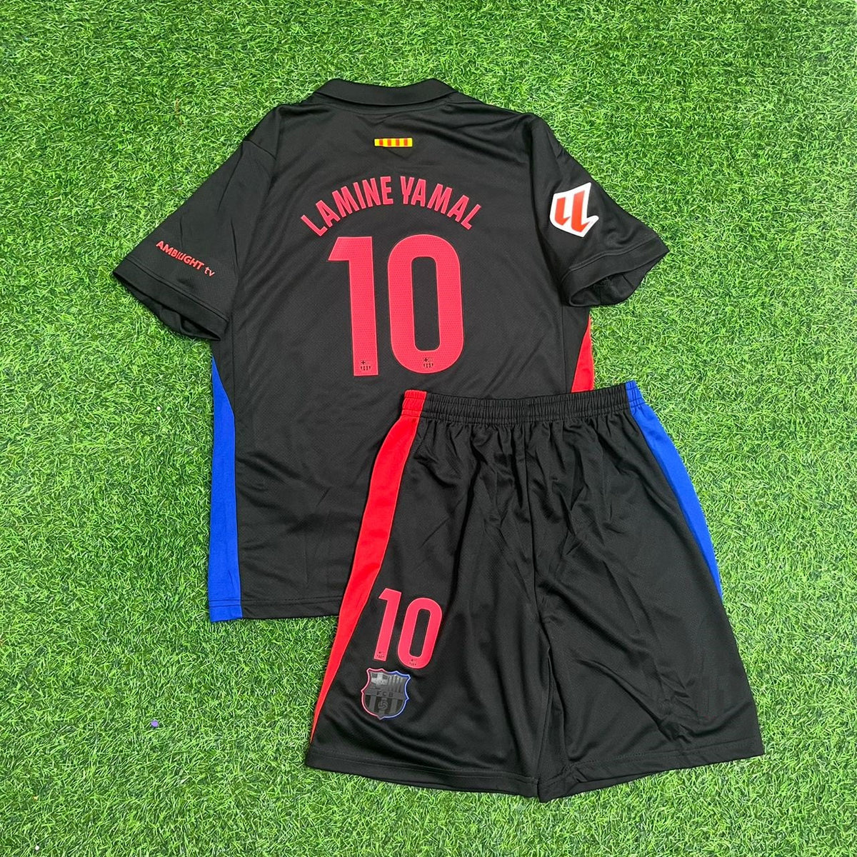 Lamine Yamal #10 Barcelona Black New Season Football Jersey
