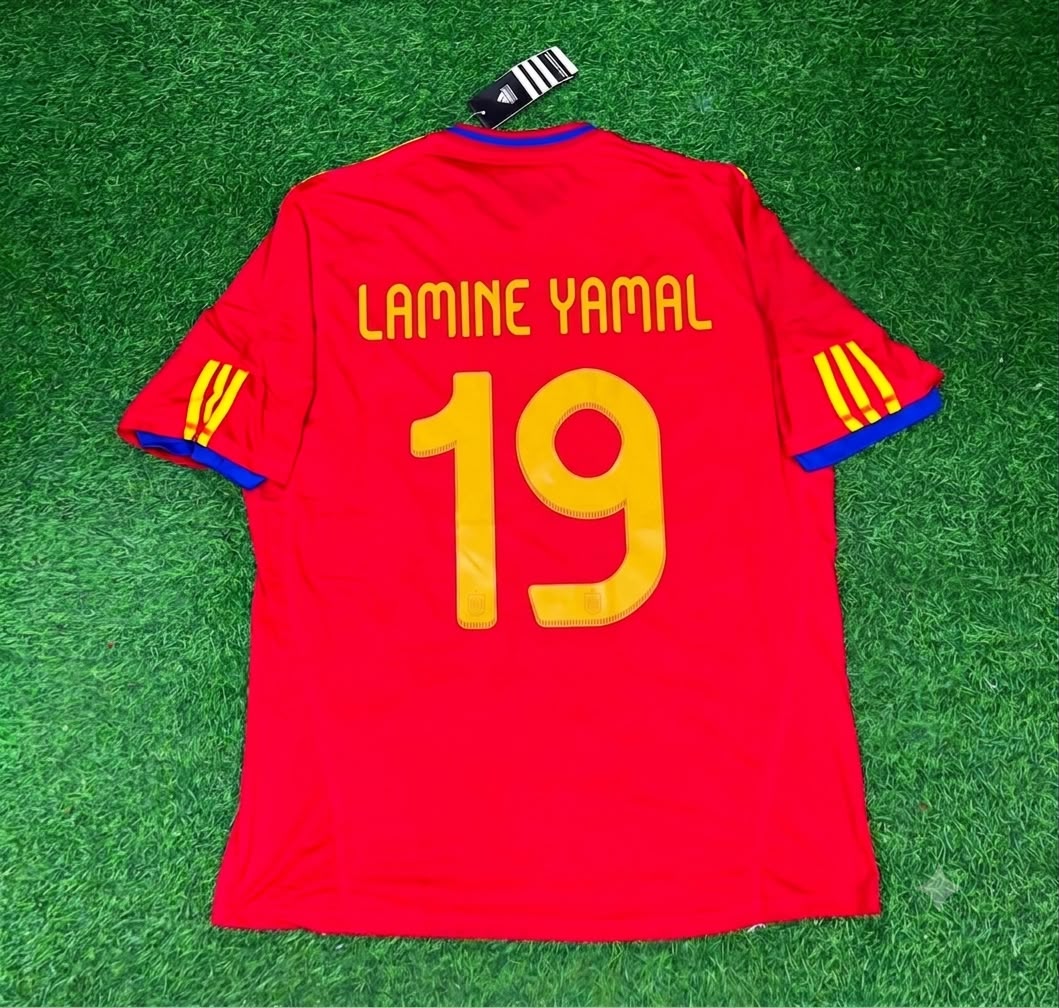 Camiseta retro conmemorativa de España – Lamine Yamal