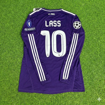 Lassana Diarra 10- Real Madrid 2010/2011 Purple Long Sleeve Football Jersey