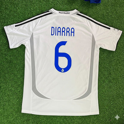 Lassana Diarra 6– Real Madrid 2006–2007 Home Kit Jersey – | Trikot | Maillot Soccer Shirt