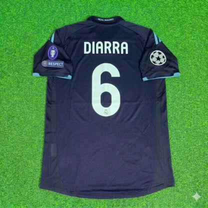 Mahamadou Diarra 6- Real Madrid 2009/2010 Away Retro Football Jersey Kit