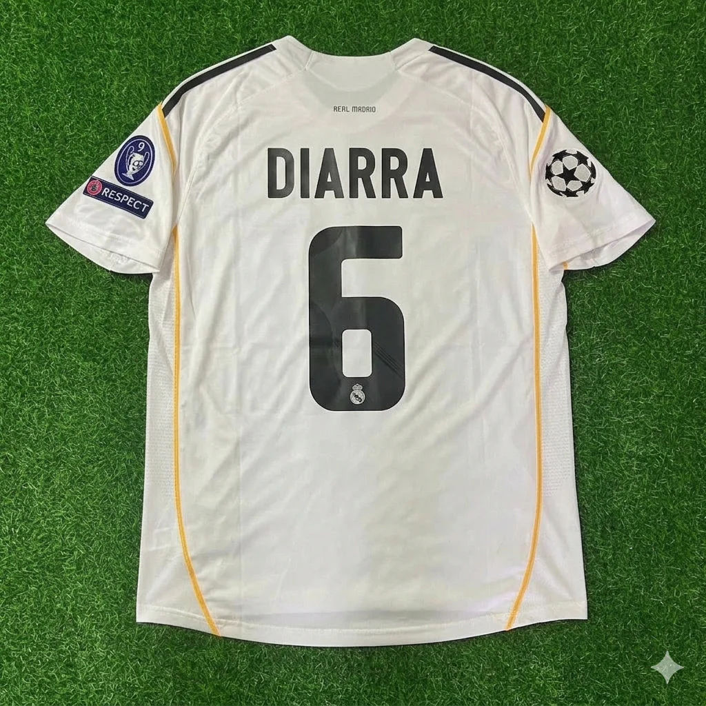 Mahamadou Diarra Real Madrid 2009 2010 Retro Trikot Fußballtrikot